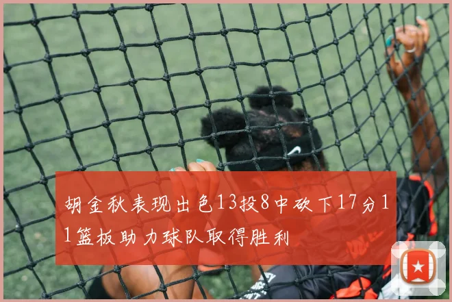 胡金秋表现出色13投8中砍下17分11篮板助力球队取得胜利